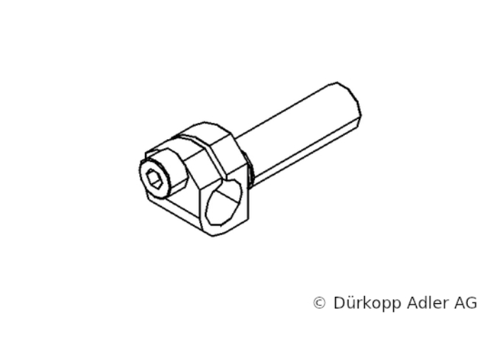 0667 125243 Тримач голководія для Durkopp Adler 667 / 669 / 860 / 867 / 868 / 884 / 887