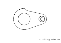 0667 165423 Важіль підйому транспортера для Durkopp Adler 670 / 838 / 860 / 867 / 868