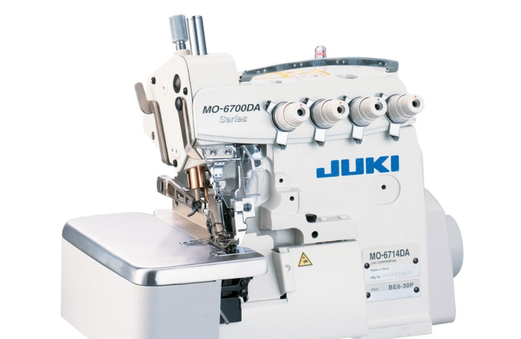 JUKI MO6714DABE640H 2-голковий 4-нитковий оверлок для легких і середніх тканин