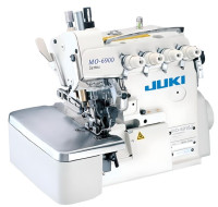 JUKI MO6904J0F6700 1-голковий 3-нитковий оверлок з незалежним верхнім і нижнім просуванням для особливо важких матеріалів із шириною обметування 4,8 мм