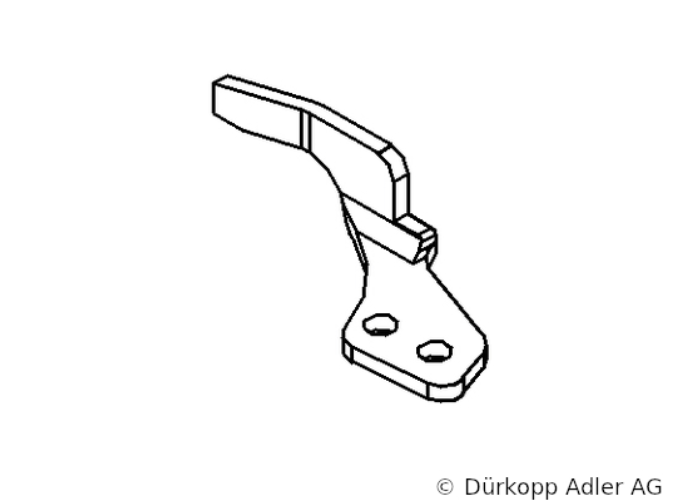 0767 350540 Контрніж обрізки нитки для Durkopp Adler 767