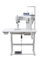 Durkopp Adler 888-167122-M 1-игольная колонковая машина челночного стежка с обрезкой края и комбинированным роликовым транспортом
