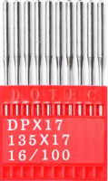 Голки DOTEC DPx17 для прямострочних машин під важкі матеріали