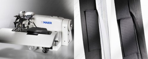 MAIER 251-32 Швейна машина для пришивання поясу штанів потайним стібком.